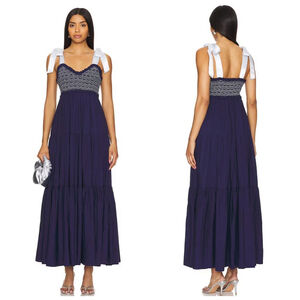 NWOT Bluebell Solid Maxi Dress in Eclipse Size M